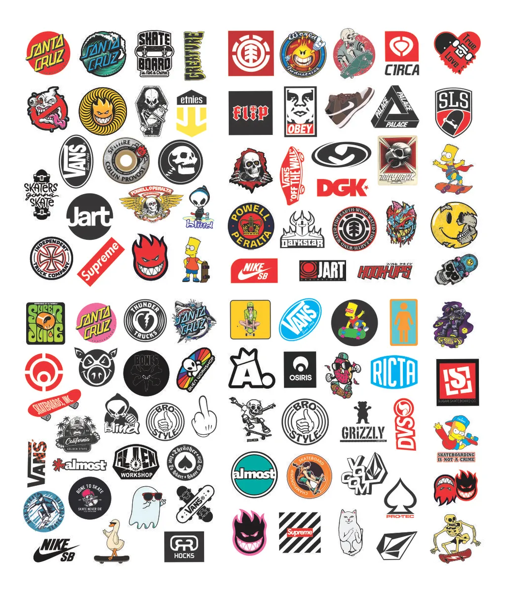 Kit 20 Adesivos Sortidos Street