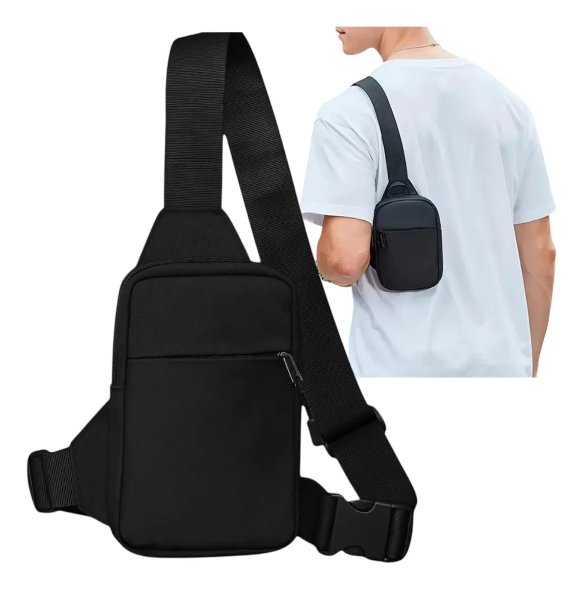 Shoulder Bag Compact Preta