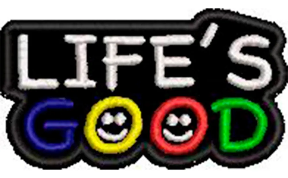 Patch Bordado "Good Vibes"