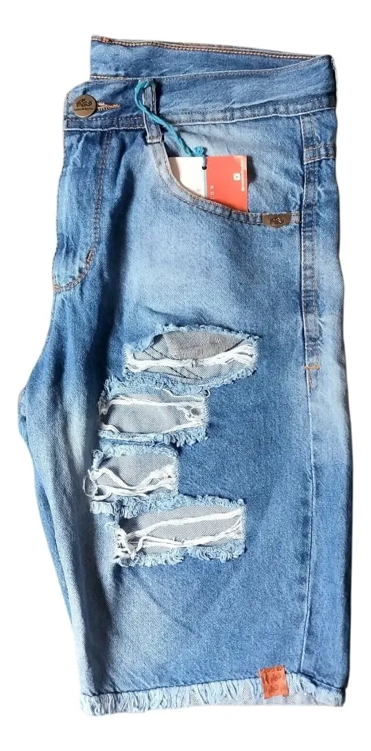 Bermuda Jeans Destroyed