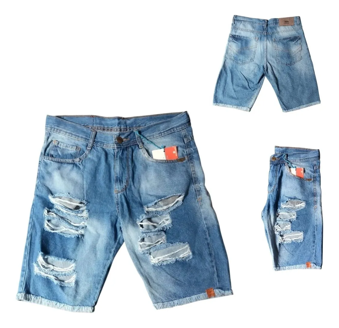 Bermuda Jeans Destroyed