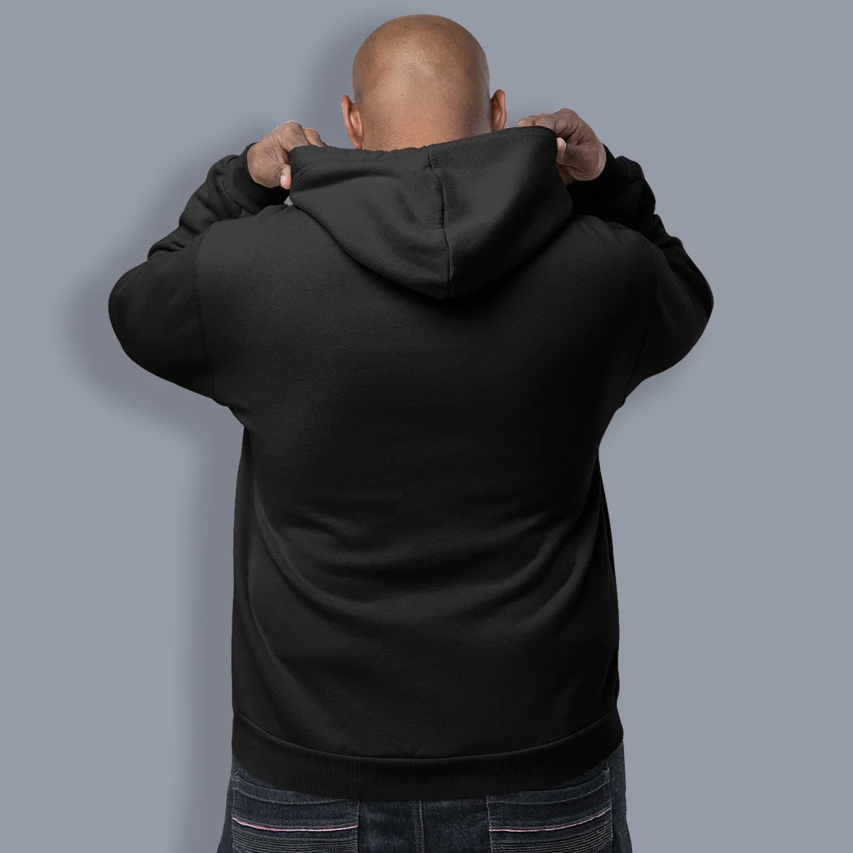 Moletom Canguru Preto Clássico