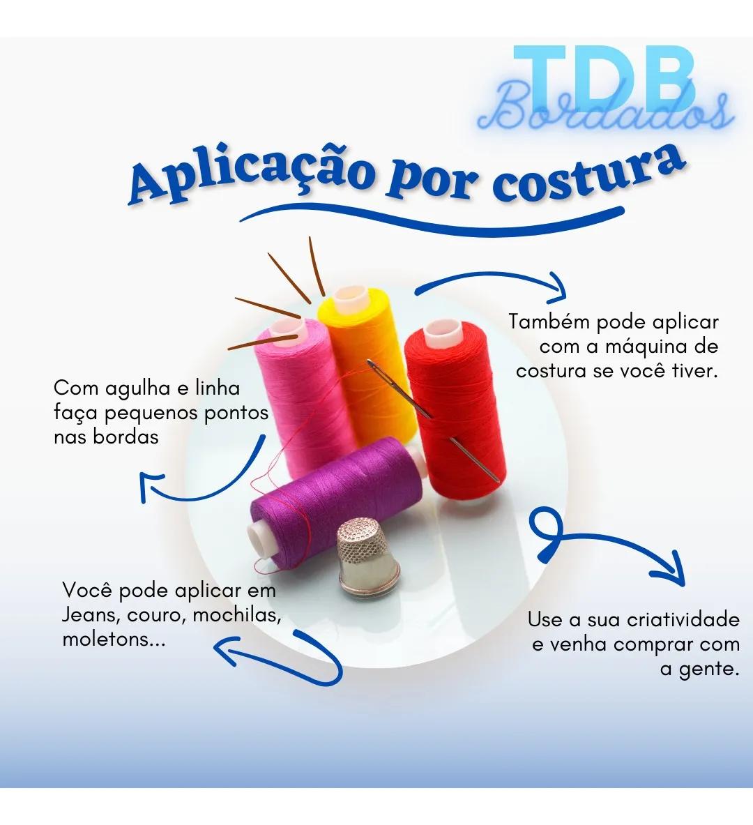 Patch Bordado "Good Vibes"