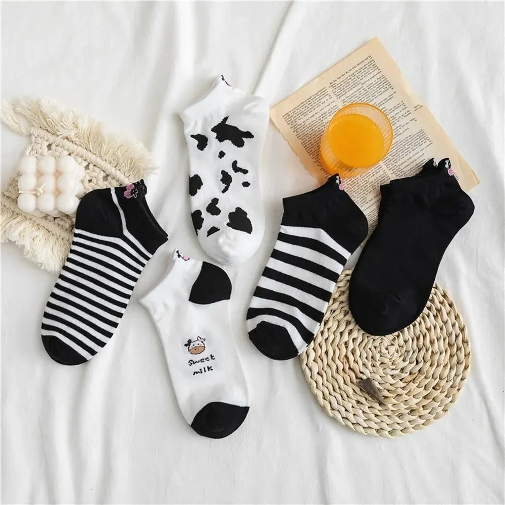 Kit 5 Pares Meias Estampadas