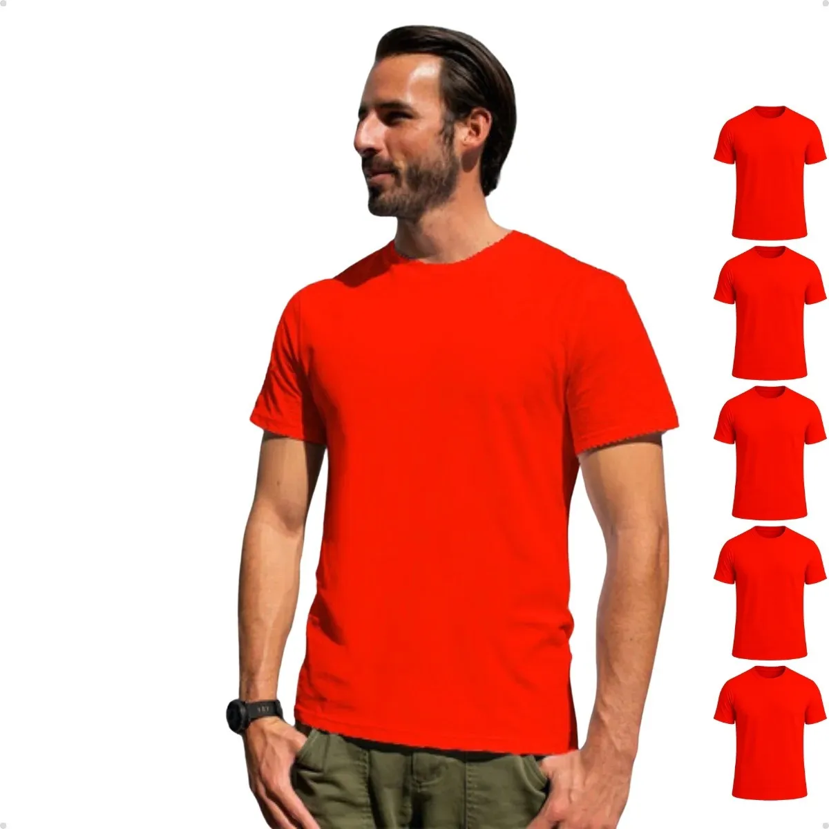 Camiseta básica [Vermelha]