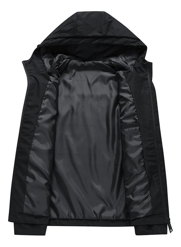 Corta-Vento Impermeável Preto