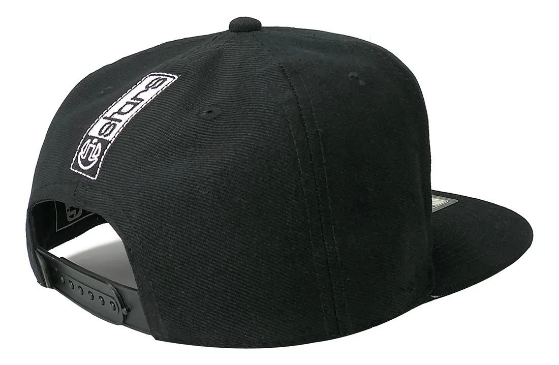 Boné Aba Reta Preto Liso