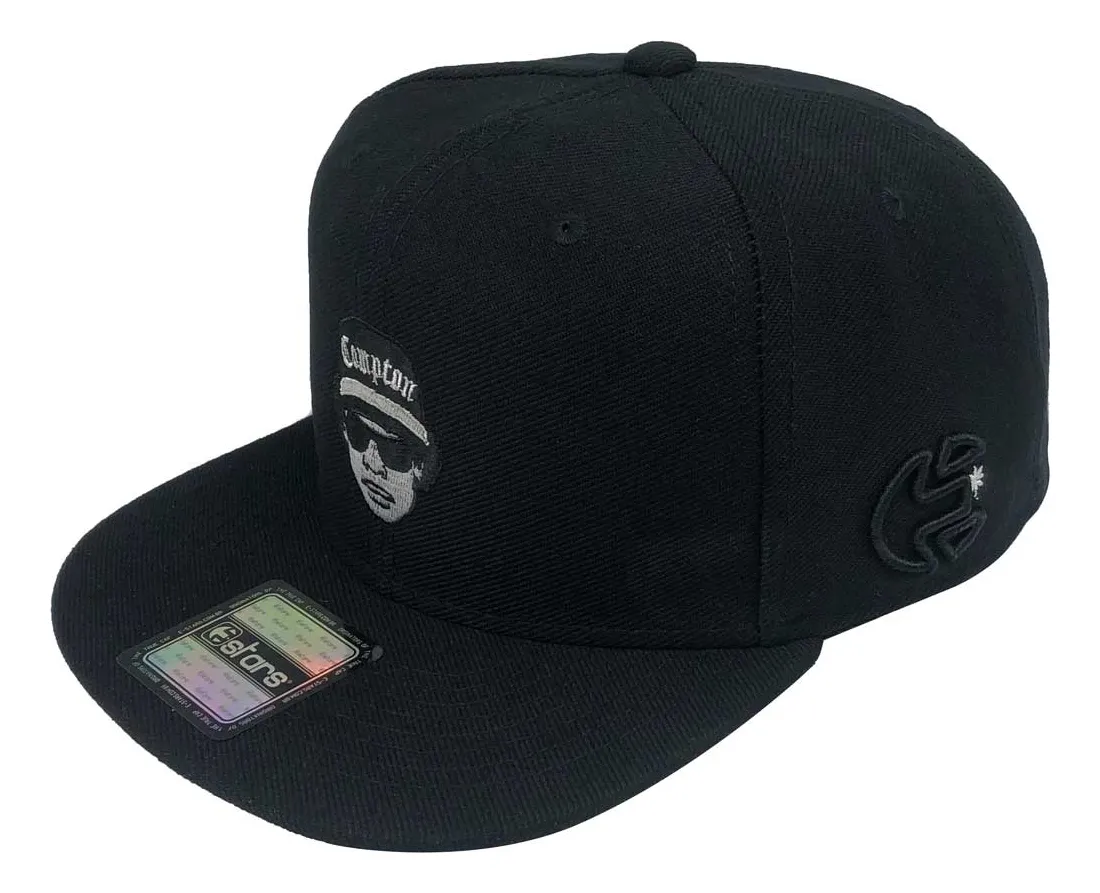 Boné Aba Reta Preto Liso